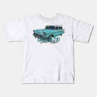 1957 Chevrolet 210 Station Wagon Kids T-Shirt